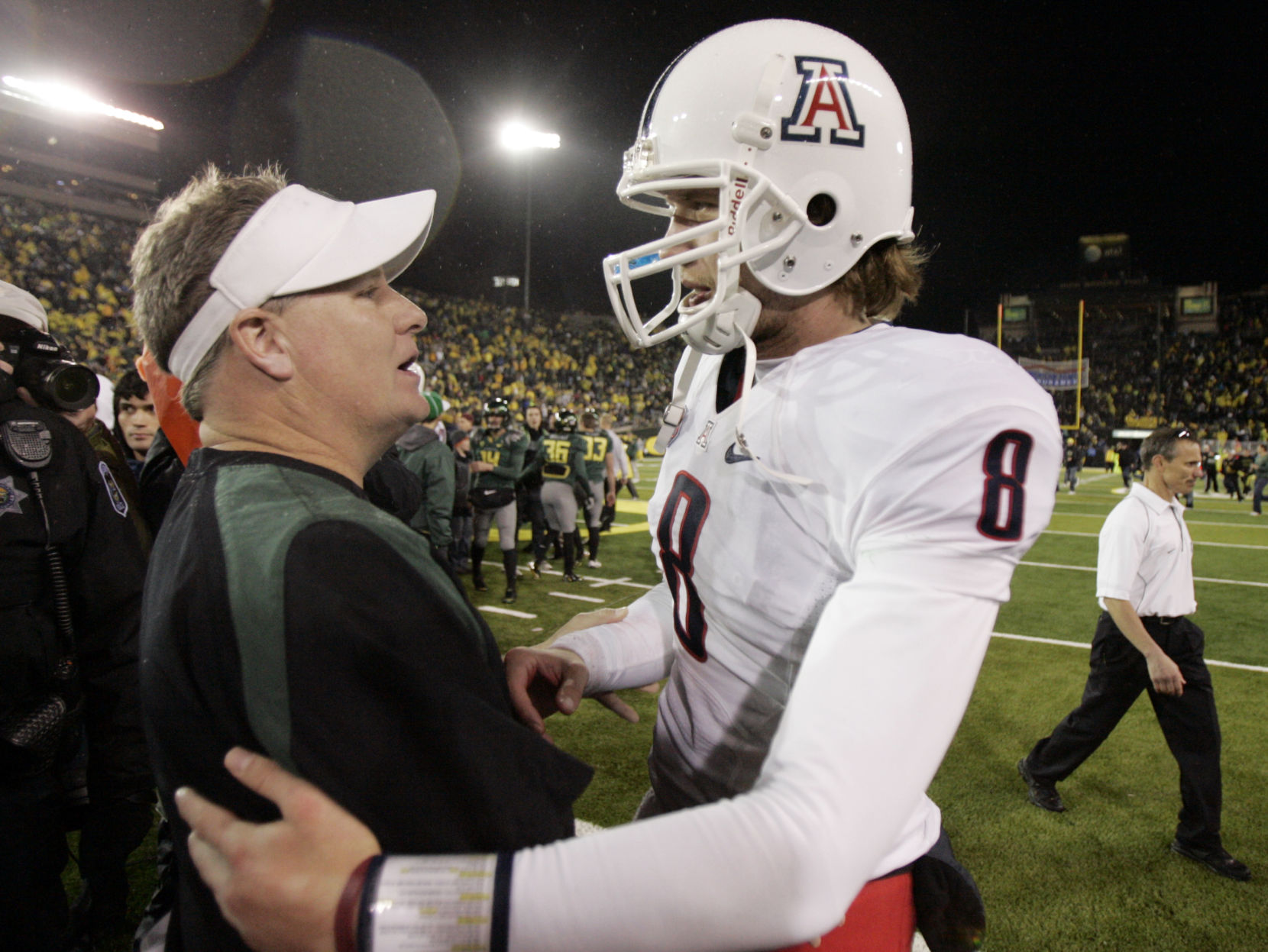 University of Arizona quarterback Nick Foles